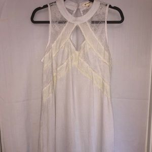 White Lacey Sleeveless Dress